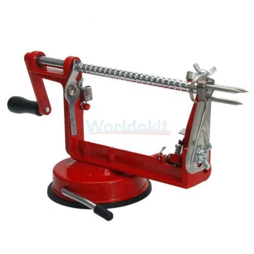 3-in-1 Apple & Pear Peeler, Corer, Slicer, and Potato Cutter – Stainless Steel Hand Crank | SKU: 17APP