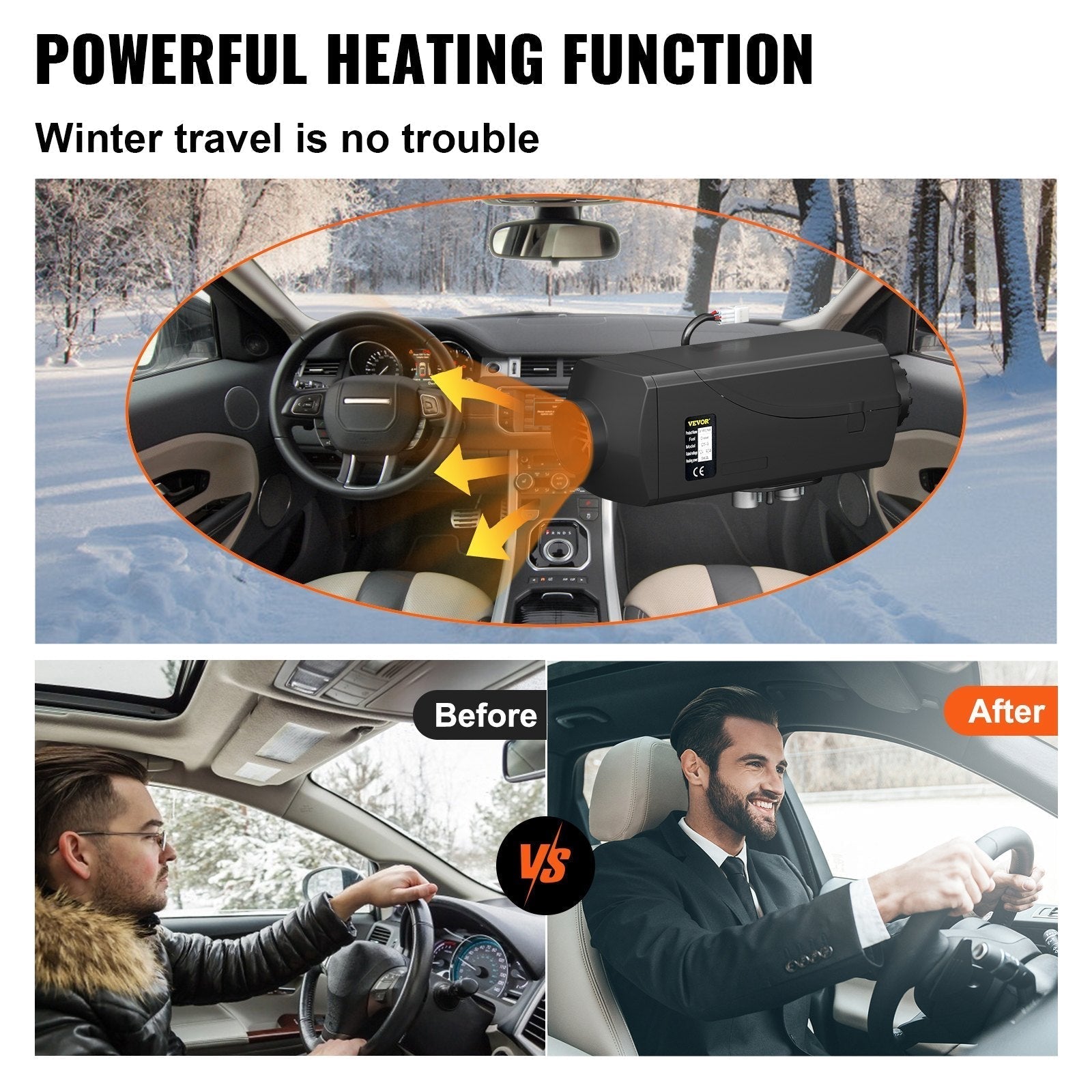 New 5KW Diesel Air Heater 12V – Compact All-in-One Heater AH05121