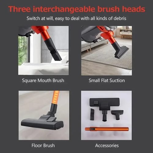 600W Multi-Surface Compact Vacuum Cleaner with HEPA Filter – Lightweight & Bagless | S1275