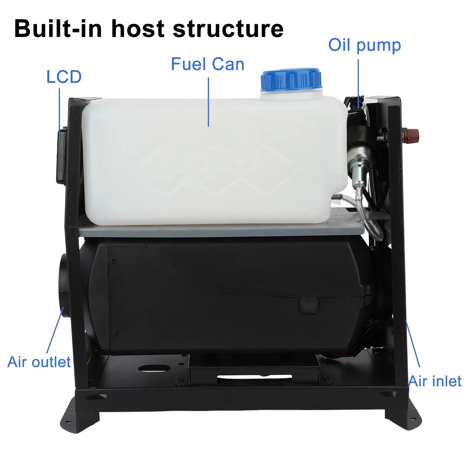 New 8KW Diesel Air Heater 12V with LCD & Remote – Compact All-in-One  Heater AH08120