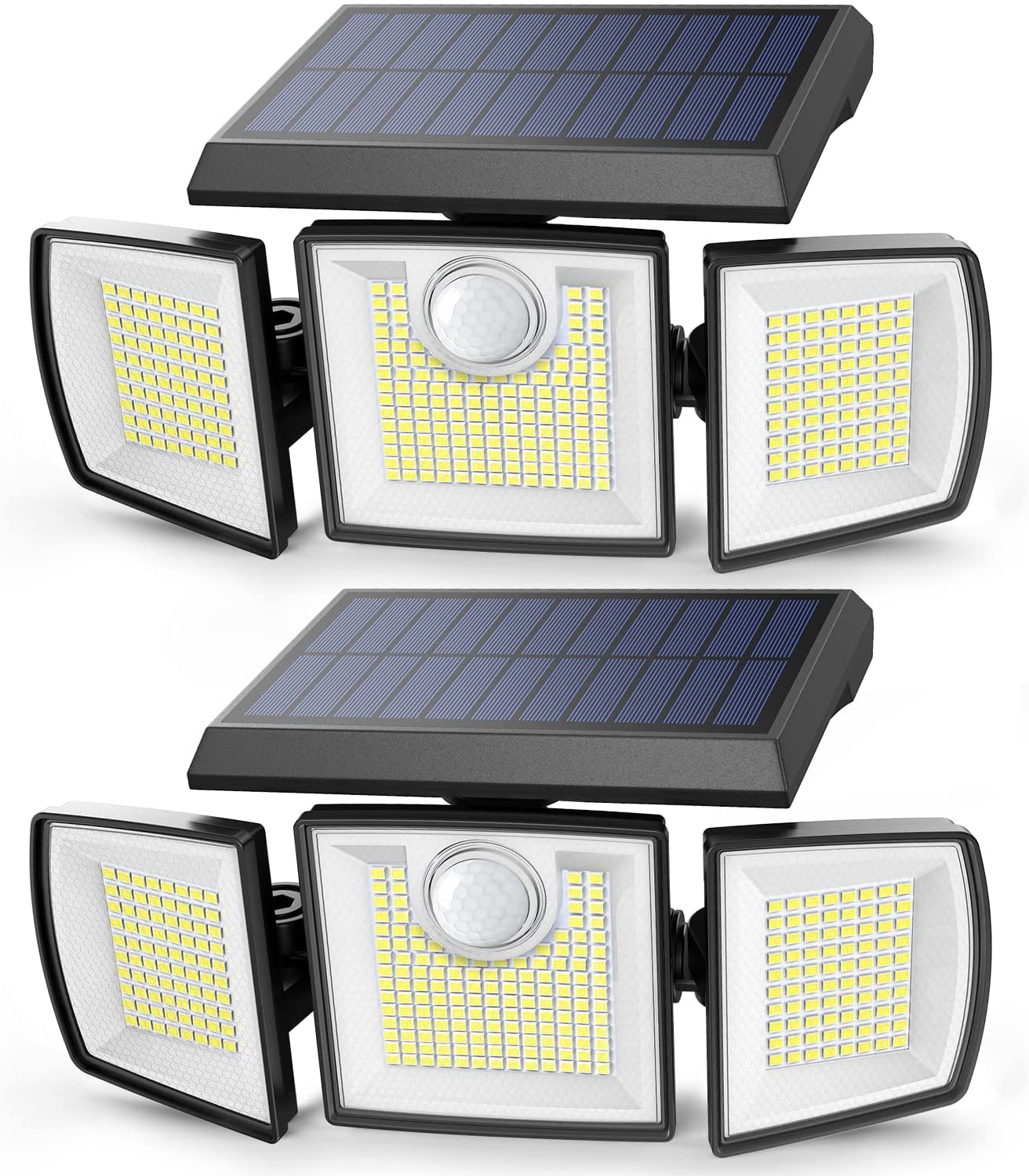 New Adjustable 306 LED Solar Motion Sensor Security Light – Bright, Energy-Efficient Outdoor Security Lighting JY2110