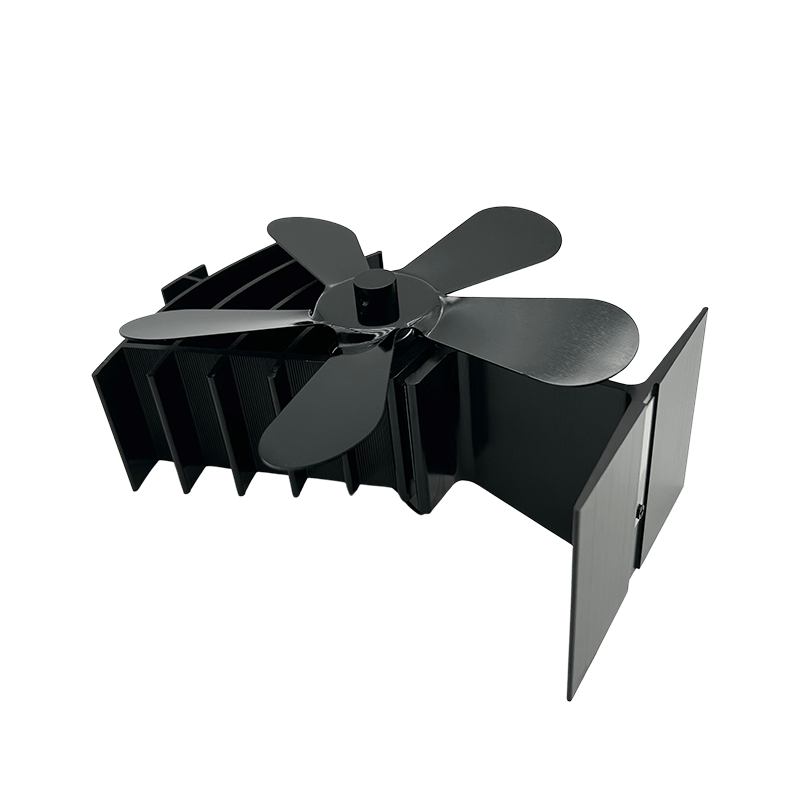 New Heat Powered 250 CFM Wood Stove Fan – No Electricity, Low Noise, High Temp Resistant, Efficient Air Circulation