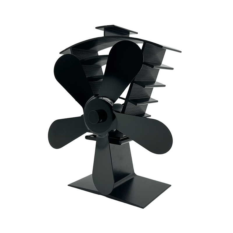New Heat Powered 250 CFM Wood Stove Fan – No Electricity, Low Noise, High Temp Resistant, Efficient Air Circulation