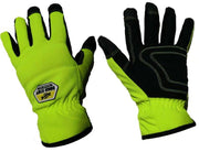 New Rough Stuff Hi-Vis Winter Work Gloves – Waterproof, Touchscreen, Micro-Fleece Lined, Non-Slip Grip