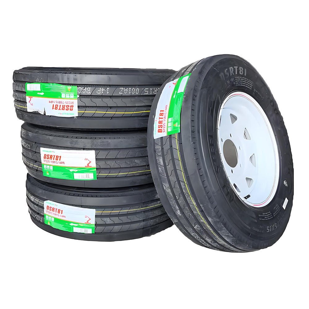 Trailer Tires – Heavy-Duty 10–16 Ply Radial, DOT Approved | ST235/80R16, ST225/75R15, ST205/75R15, ST205/75R14