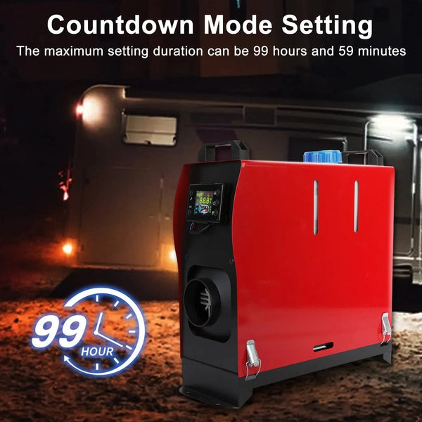 New 8KW Diesel Air Heater 12V with LCD & Remote – Compact All-in-One  Heater AH08120