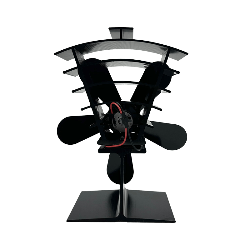 New Heat Powered 250 CFM Wood Stove Fan – No Electricity, Low Noise, High Temp Resistant, Efficient Air Circulation